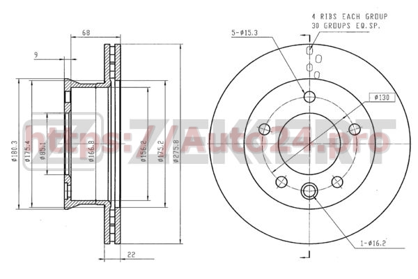 BS-5767 Zekkert для VAG 251407617L