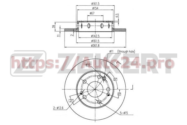 BS-5768 Zekkert для MERCEDES-BENZ 2014211212