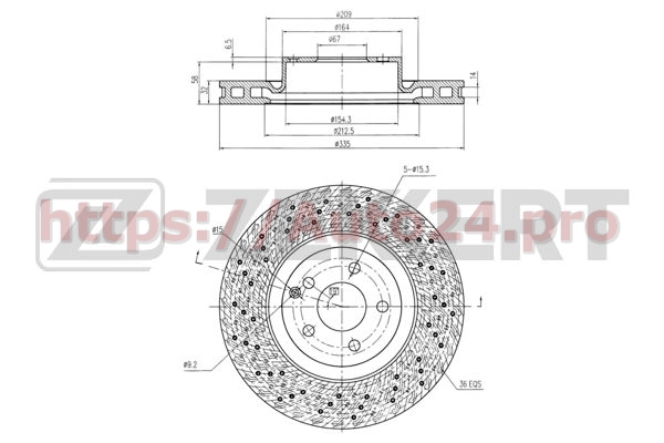 BS-5774 Zekkert для MERCEDES BENZ A2214211712