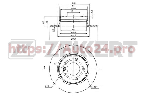 BS-5775 Zekkert для BMW 6764647