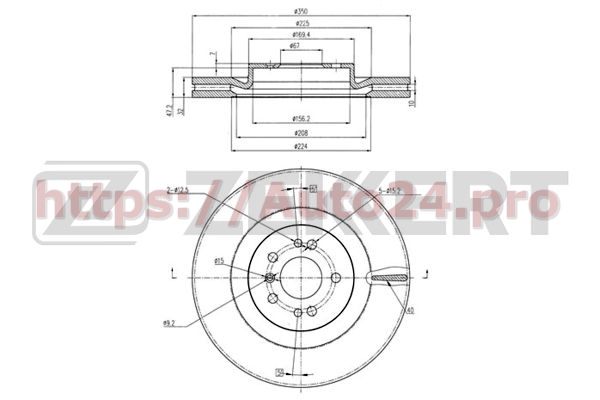 BS-5776 Zekkert для MERCEDES BENZ 1644211412