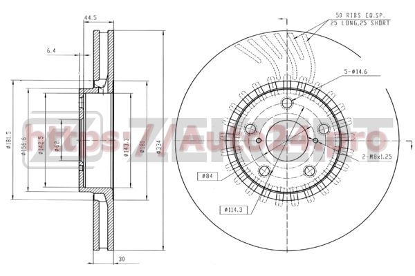 BS-5782 Zekkert для LEXUS 4351622010