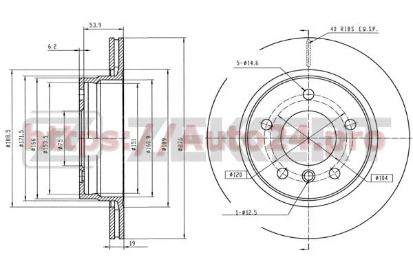 BS-5789 Zekkert для BMW 34211162315