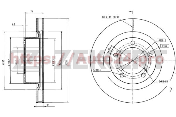 BS-5794 Zekkert для TOYOTA 435120C020