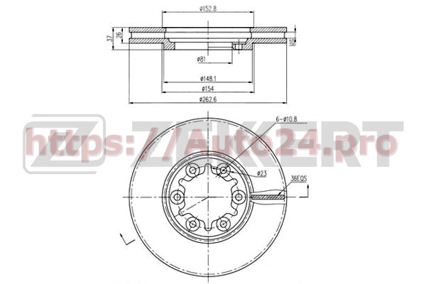 BS-5798 Zekkert для NISSAN 4020621T01
