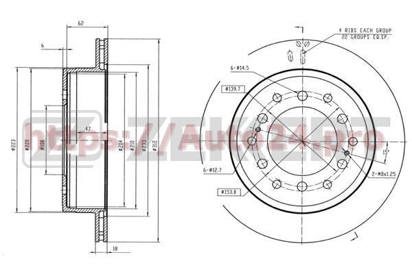 BS-5826 Zekkert для TOYOTA 4243160311
