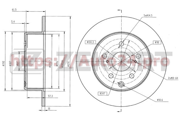 BS-5827 Zekkert для TOYOTA 4243122180