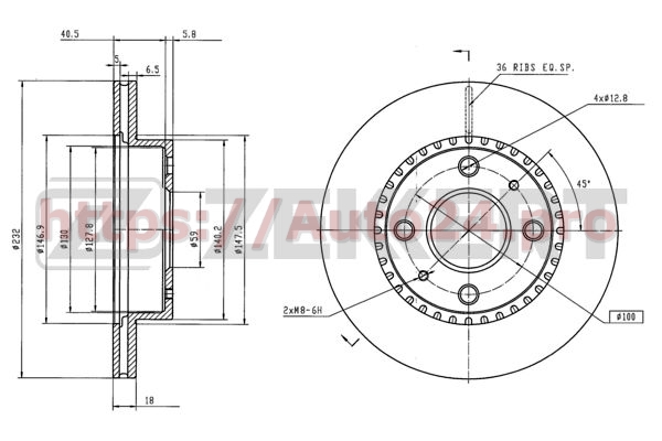 BS-5830 Zekkert для NISSAN 402062U300