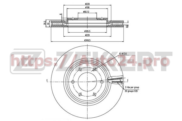 BS-5831 Zekkert для NISSAN 40206ZR01A