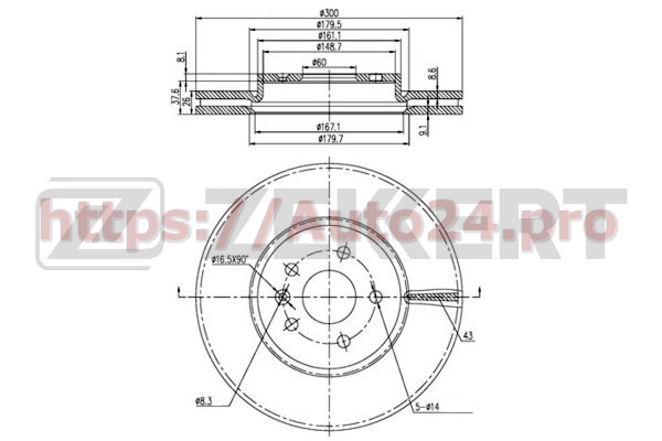 BS-5836 Zekkert для OPEL 569091