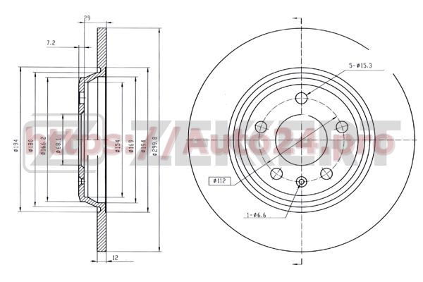 BS-5842 Zekkert для VAG 8K0615601B