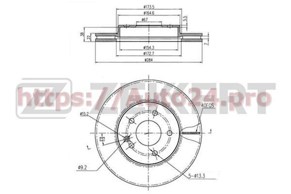 BS-5848 Zekkert для MERCEDES BENZ A202421091264