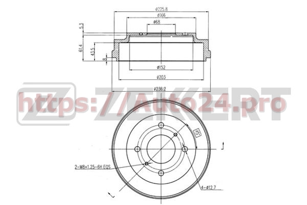 BS-5849 Zekkert для NISSAN 4320095F0A