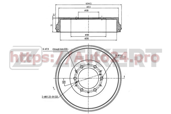 BS-5850 Zekkert для TOYOTA 424310K250