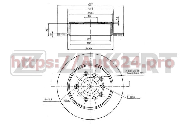 BS-5857 Zekkert для LEXUS 4243130260