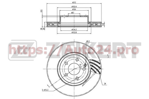 BS-5863 Zekkert для MERCEDES BENZ A211421091264