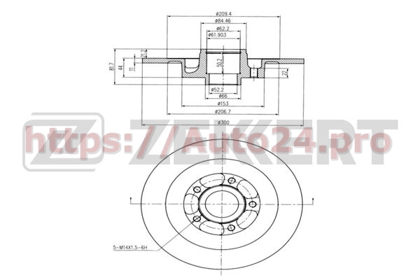 BS-5870 Zekkert для RENAULT 432027112R