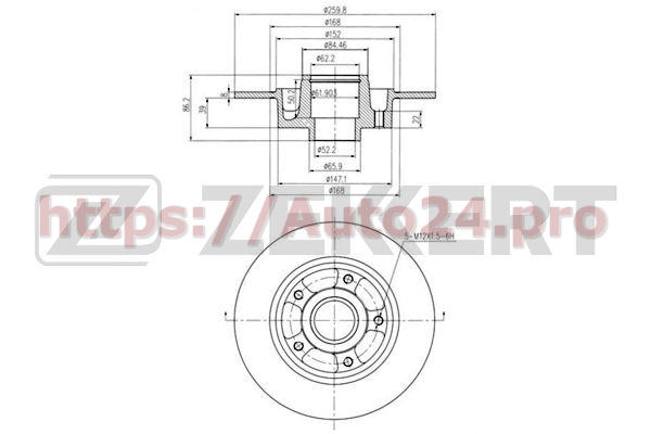 BS-5878 Zekkert для RENAULT 432000010R