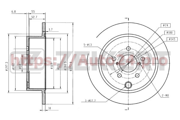 BS-5887 Zekkert для SUBARU 26700FJ000