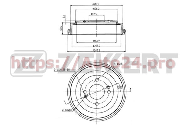 BS-5912 Zekkert для HYUNDAI 584111G000