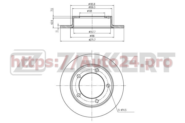 BS-5913 Zekkert для LADA 2121350107080