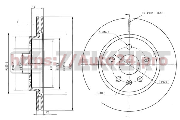 BS-5922 Zekkert для VAUXHALL 13501303