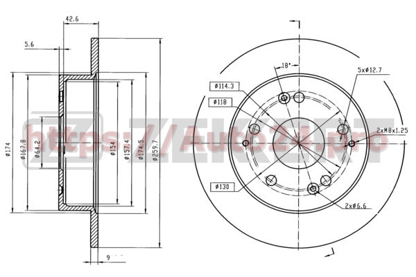 BS-5927 Zekkert для HONDA 42510S87A00