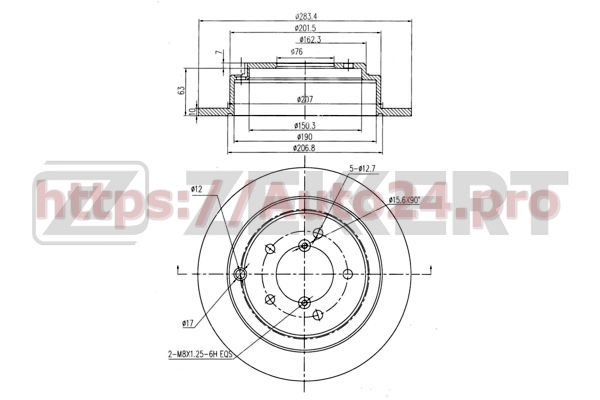 BS-5947 Zekkert для KIA 584113F000