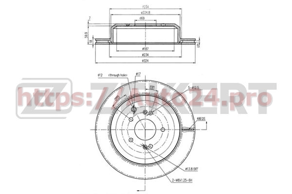 BS-5949 Zekkert для HYUNDAI 584113J000