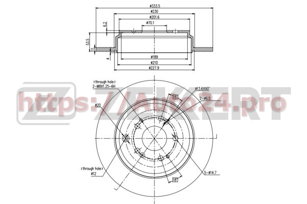 BS-5950 Zekkert для HONDA 42510STXA00