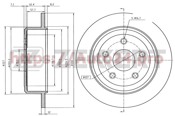 BS-5951 Zekkert для CHRYSLER 52060147AA