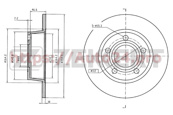 BS-5953 Zekkert для VAG 4B0615601A