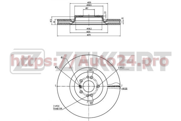 BS-5955 Zekkert для MERCEDES BENZ A1644211512
