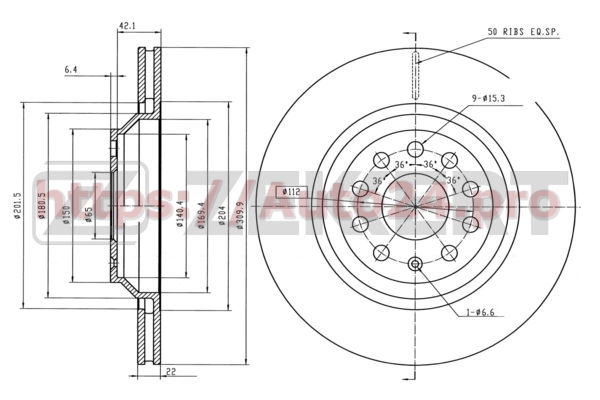 BS-5973 Zekkert для VAG 1K0615601N