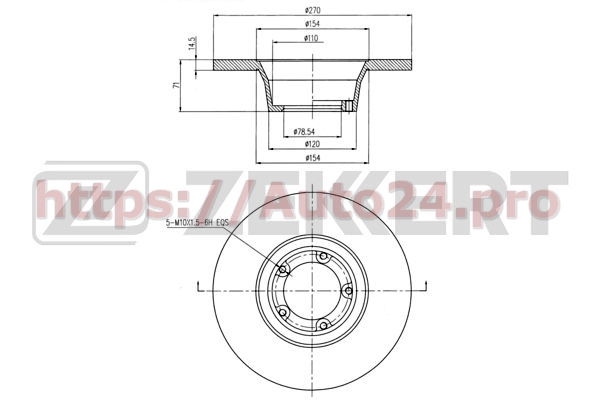 BS-5979 Zekkert для FORD 86VX1125BA