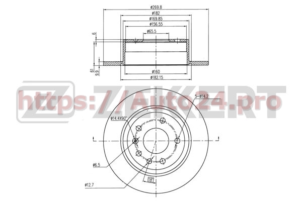 BS-5981 Zekkert для CHEVROLET 90272328