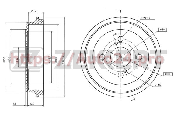 BS-5987 Zekkert для TOYOTA 4243152010