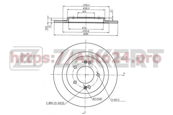 BS-5996 Zekkert для HYUNDAI 584113Z100