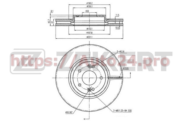 BS-6009 Zekkert для HYUNDAI 517123J500