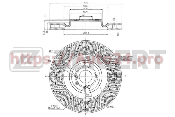 BS-6014 Zekkert для MERCEDES BENZ 1664210912