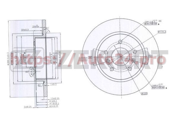 BS-6015 Zekkert для NISSAN 432064EA0A