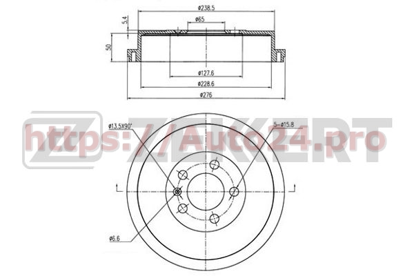 BS-6016 Zekkert для VAG 6RU609617A