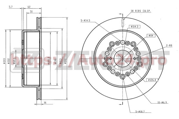 BS-6017 Zekkert для LEXUS 4243150020