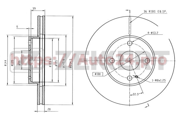 BS-6020 Zekkert для MAZDA N0263325XC