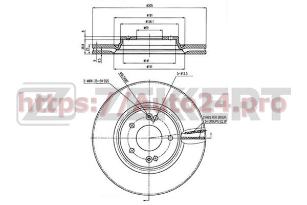 BS-6021 Zekkert для HYUNDAI 51712D7000