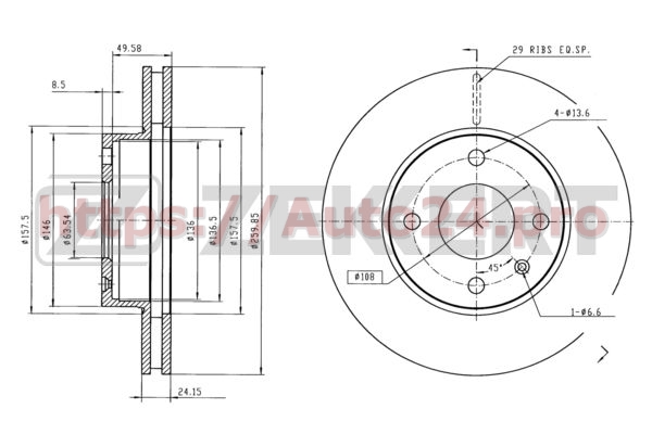 BS-6023 Zekkert для FORD 1644143