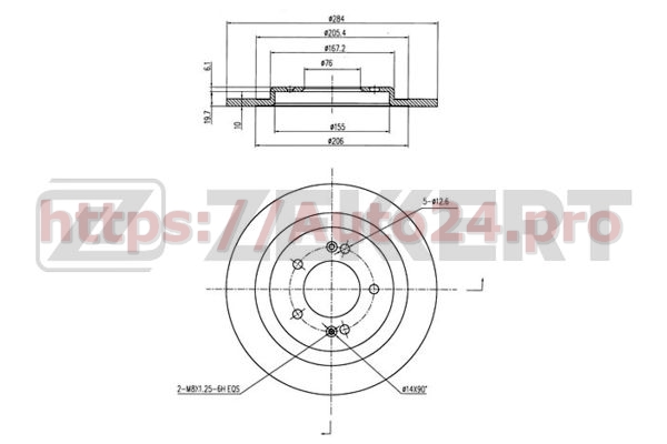 BS-6025 Zekkert для KIA 58411A6200