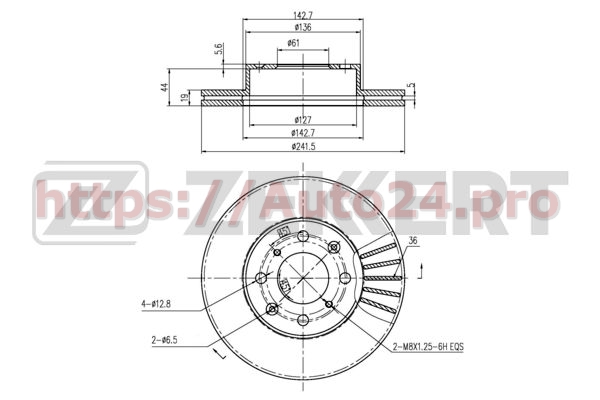 BS-6047 Zekkert для HONDA 45251SE0010