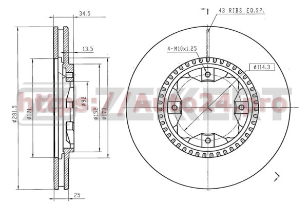 BS-6049 Zekkert для HONDA 45251SM5A00