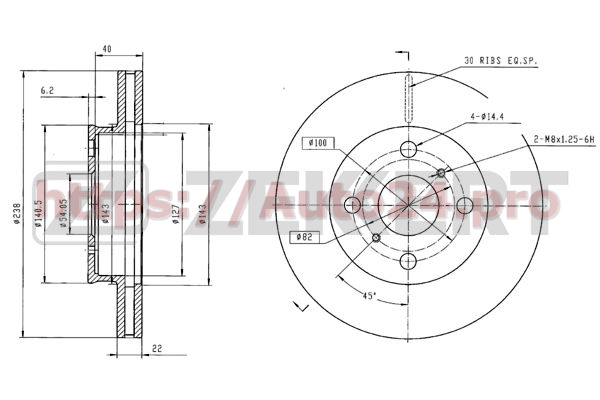 BS-6050 Zekkert для TOYOTA 4351220330
